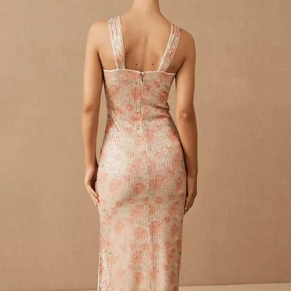 Pink Sequin Dress - Saylor Faena Dress - M - Picture 4 of 5